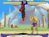 une photo d'Ã©cran de Street Fighter Alpha 2 sur Nintendo Super Nes